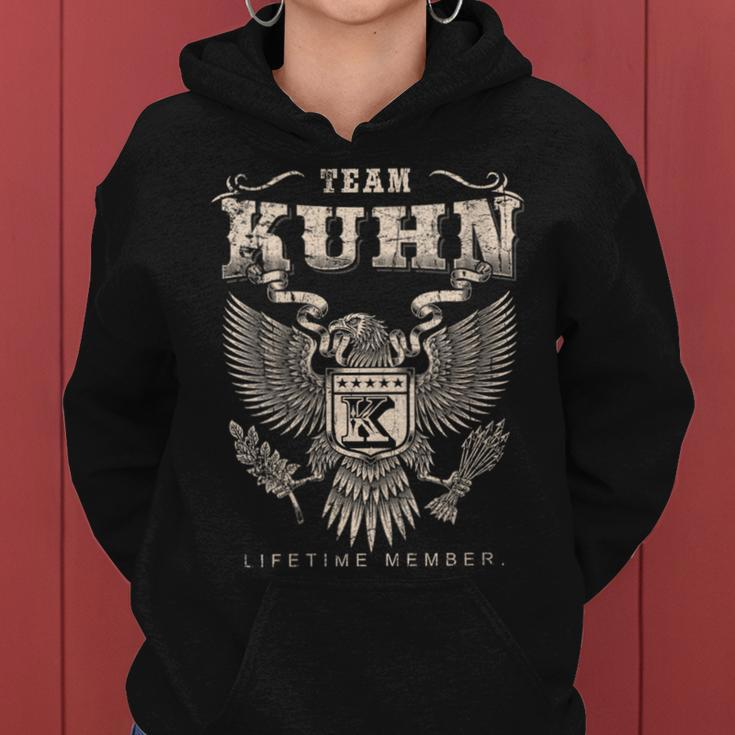 Team Kuhn Family Name Lifetime Member Women Hoodie