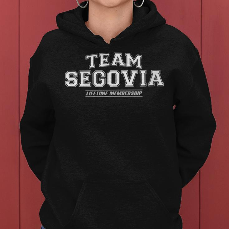 Team Segovia Proud Family Surname Last Name Women Hoodie