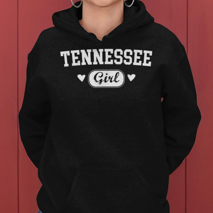 Tennessee Girl Athletic Born Raised Home State Pride Women Hoodie