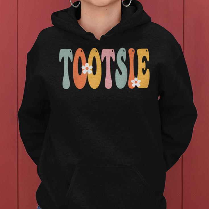 Tootsie Retro Groovy Mama Süße Lustige Oma Zum Muttertag Kapuzenpullover für Damen