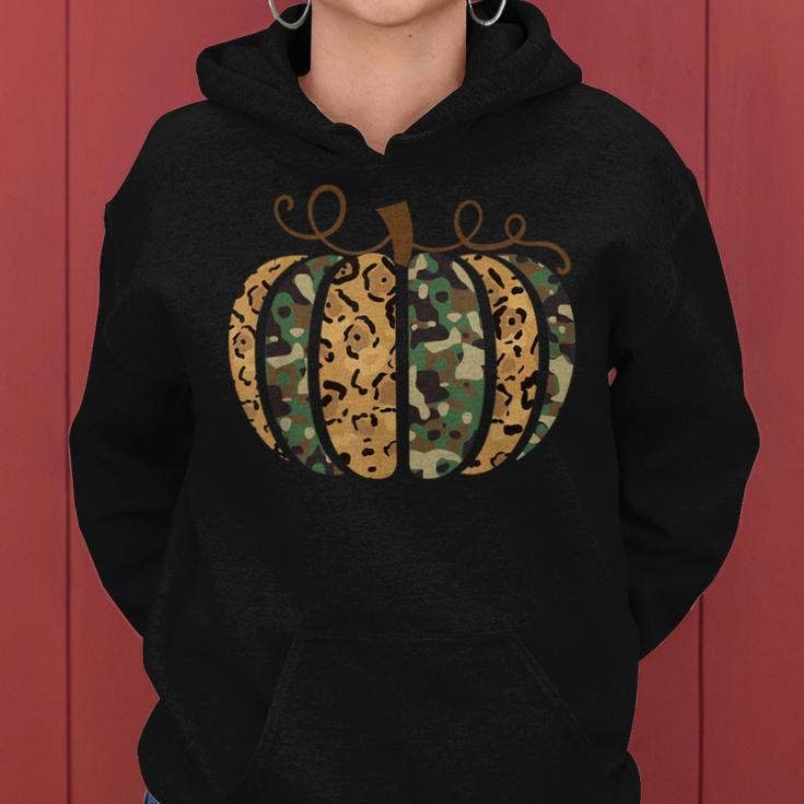 Trendy Leopard Camo Pumpkin Animal Print Cheetah Fall Women Women Hoodie