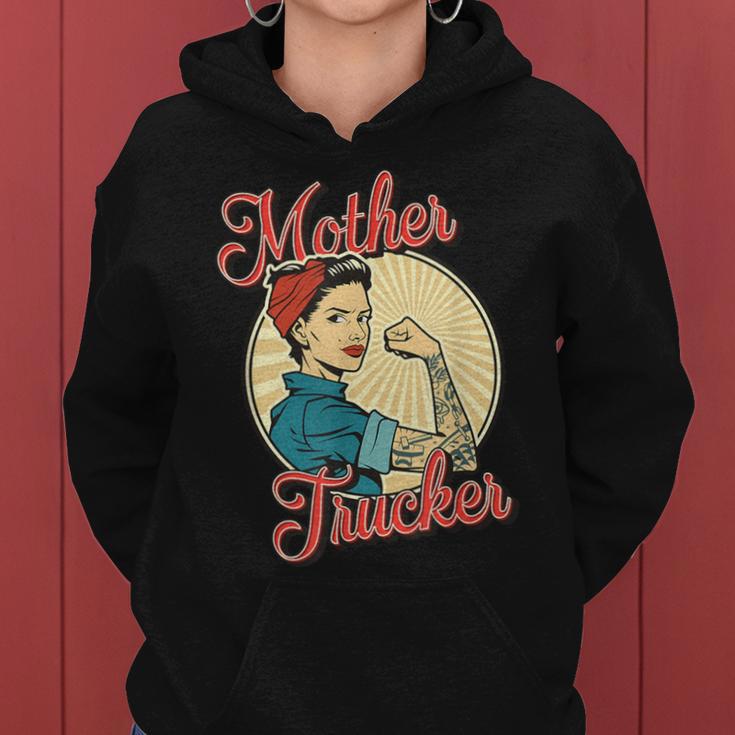 Truck Driver Mother Trucker Women Hoodie