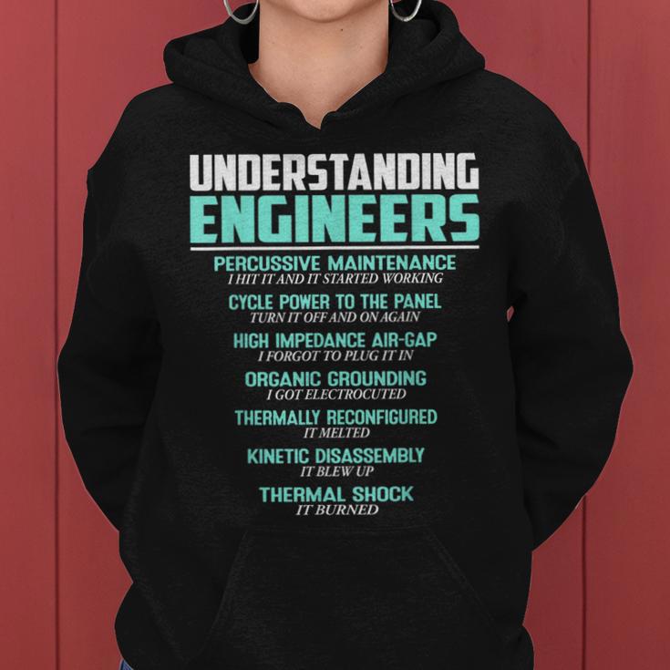 Understanding Engineers Mechanical Sarcastic Engineering Women Hoodie