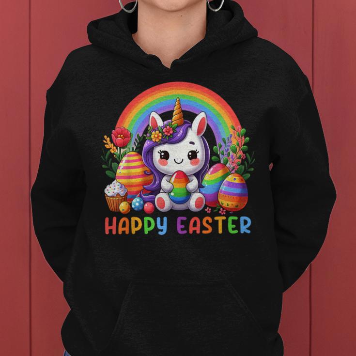 Unicorn Rainbow Happy Easter Easter Day Women Hoodie