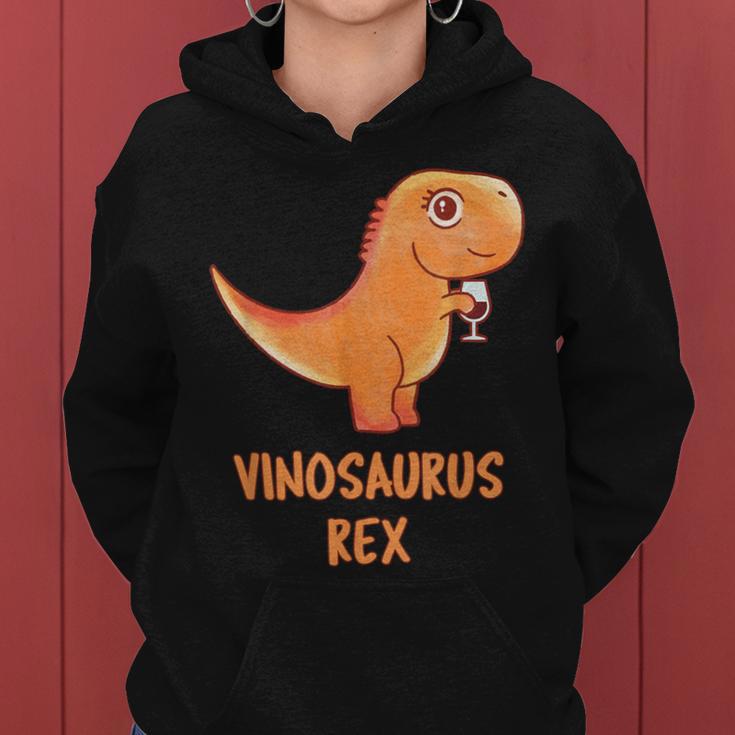 Vinosaurus Rex inosaur Wine Dino -Inosaursine Kapuzenpullover für Damen