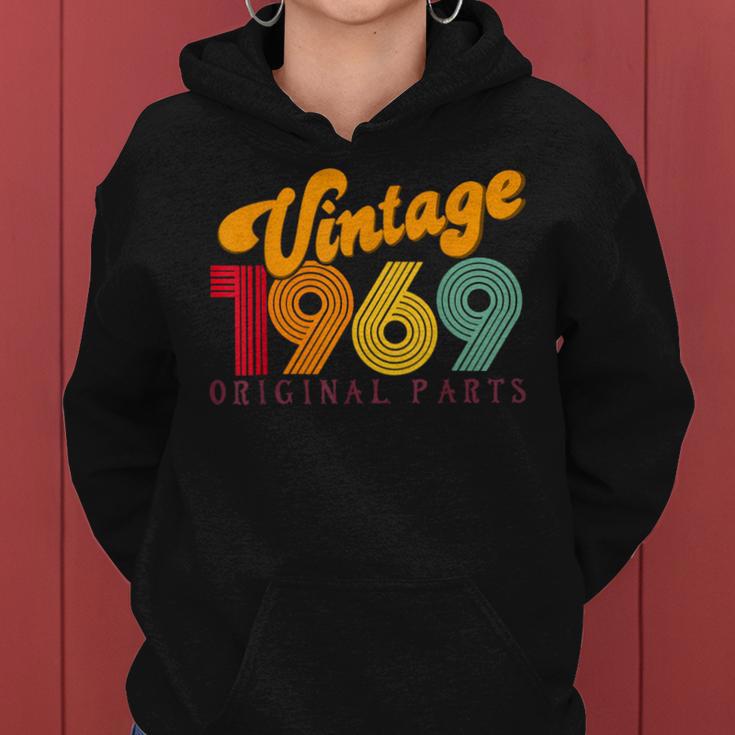 Vintage 1969 For 54Th Birthday Retro Women Hoodie