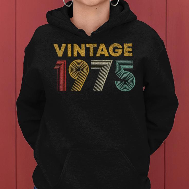 Vintage 1975 49Th Birthday 49 Years Old Women Hoodie