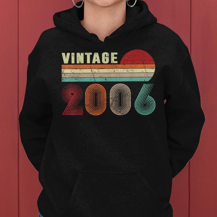 Vintage 2006 17 Years Old Boys Girls 17Th Birthday Women Hoodie