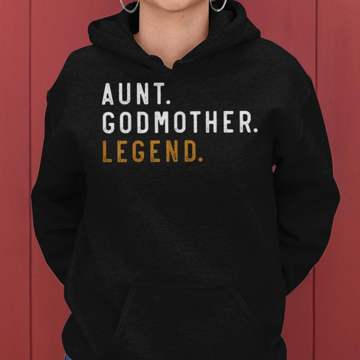 Vintage Aunt Godmother Legend Auntie Women Hoodie