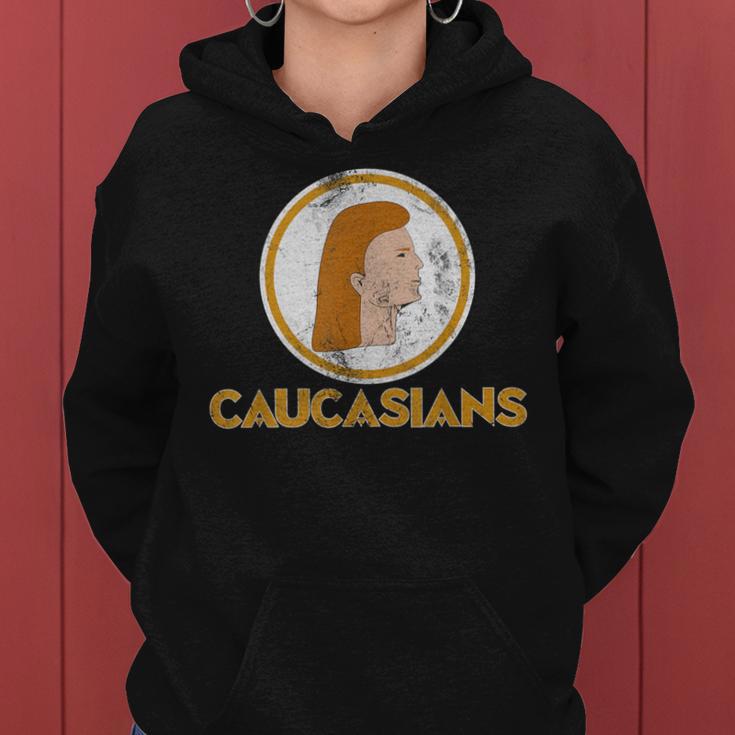 Vintage Caucasians Pride Caucasian Woman Women Hoodie