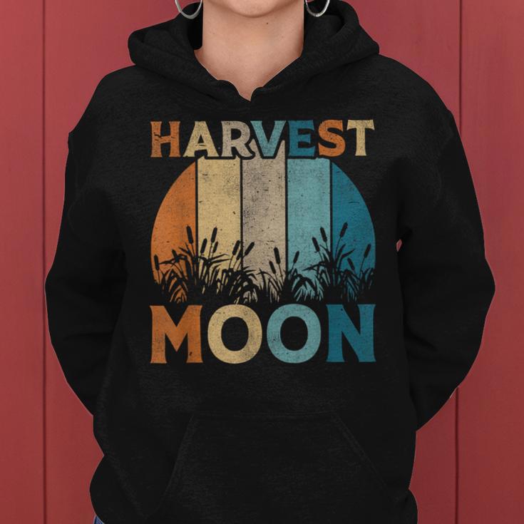 Vintage Harvest Moon Autumn Fall Women Hoodie