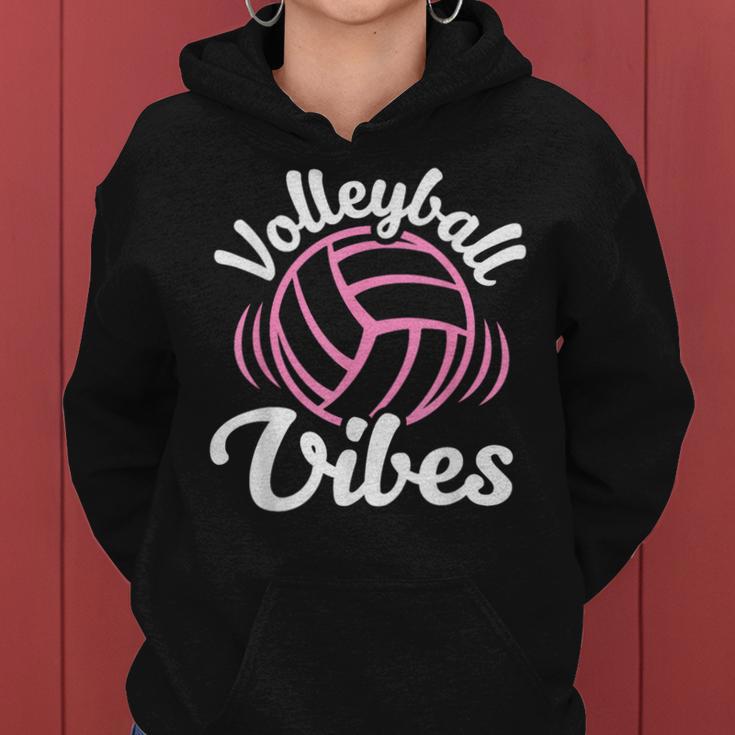 Volleyball Vibes Volleyball For Girls Ns Women Women Hoodie