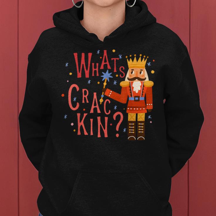 Whats Crackin Christmas Nutcracker Xmas Kid Women Hoodie