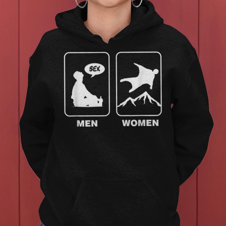 Wingsuit Flyer Skydiver Base Jumper Wingsuit Flying Women Hoodie