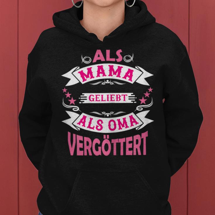 Women's Als Mama Liebt Als Omaergöttert Kapuzenpullover für Damen