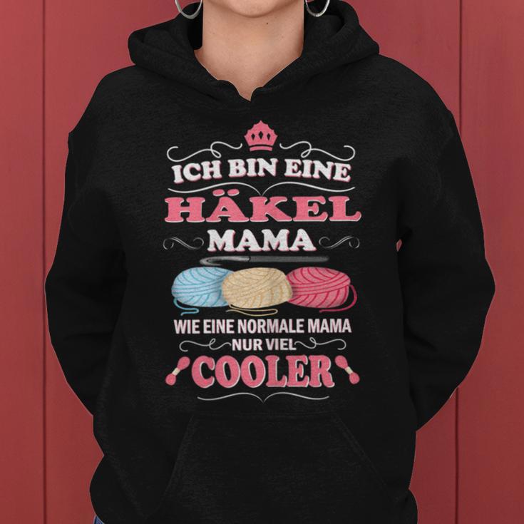 Women's Crochet Mama Wie Normal Mama Nuriel Cooler Crochet Kapuzenpullover für Damen