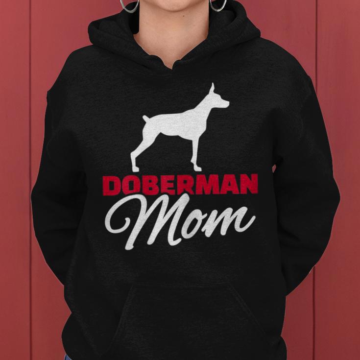 Women's Dobermann Mama Kapuzenpullover für Damen