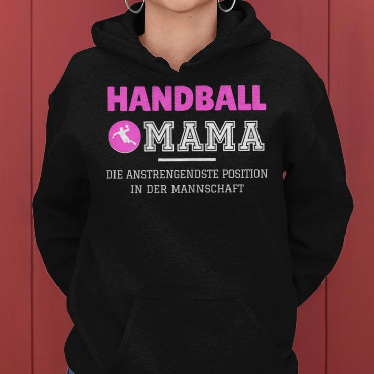 Women's Handball Mama Handball Player Kapuzenpullover für Damen