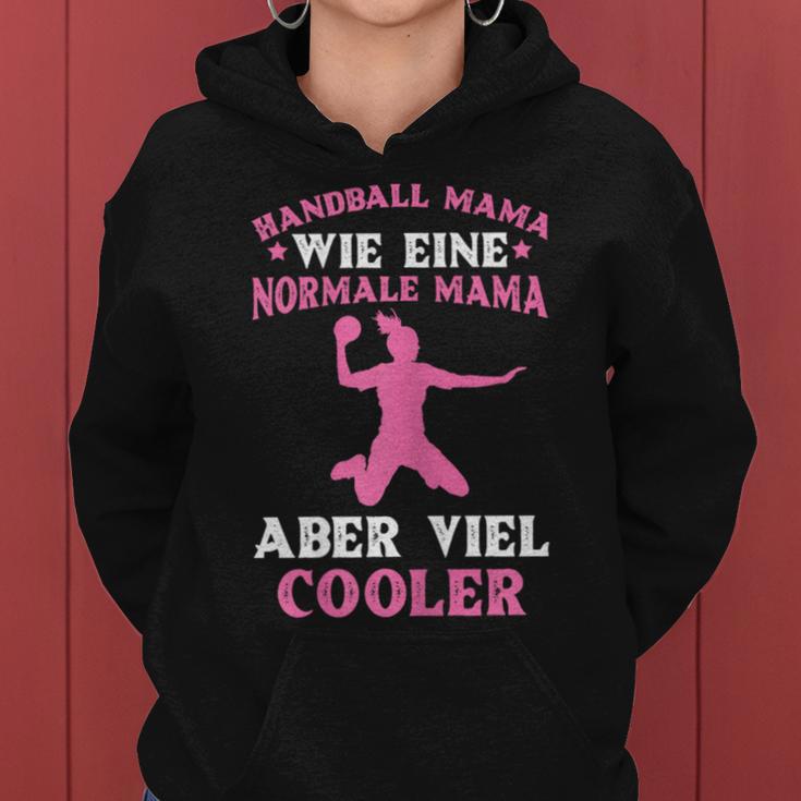 Women's Handball Mama Wie Eine Normale Mama Nuriel Cooler Kapuzenpullover für Damen