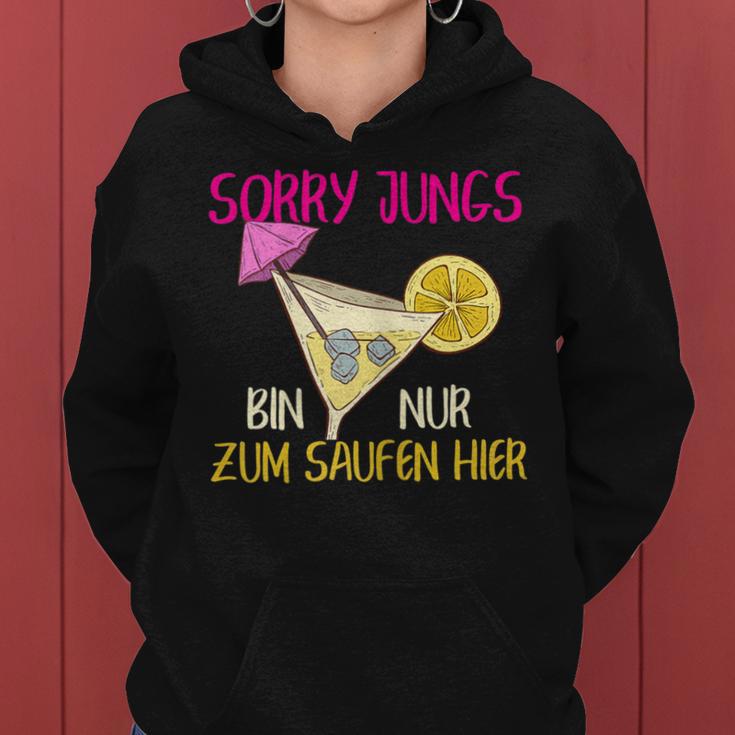 Women's Mallorca Saufen Sayings Henergeben Jga Kapuzenpullover für Damen