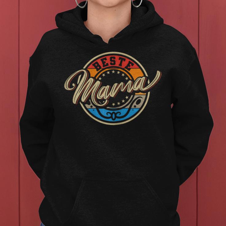 Women's Mama Ist Die Beste Mami Beste Mama Retro Best Mother Kapuzenpullover für Damen