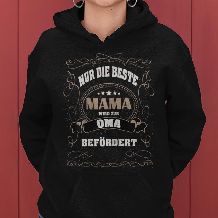 Women's Nur Die Beste Mama Wird Zur Oma Beförder S Kapuzenpullover für Damen