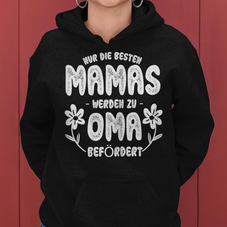 Women's Nur Die Besten Mamas Werden Zur Oma Beförderen Kapuzenpullover für Damen