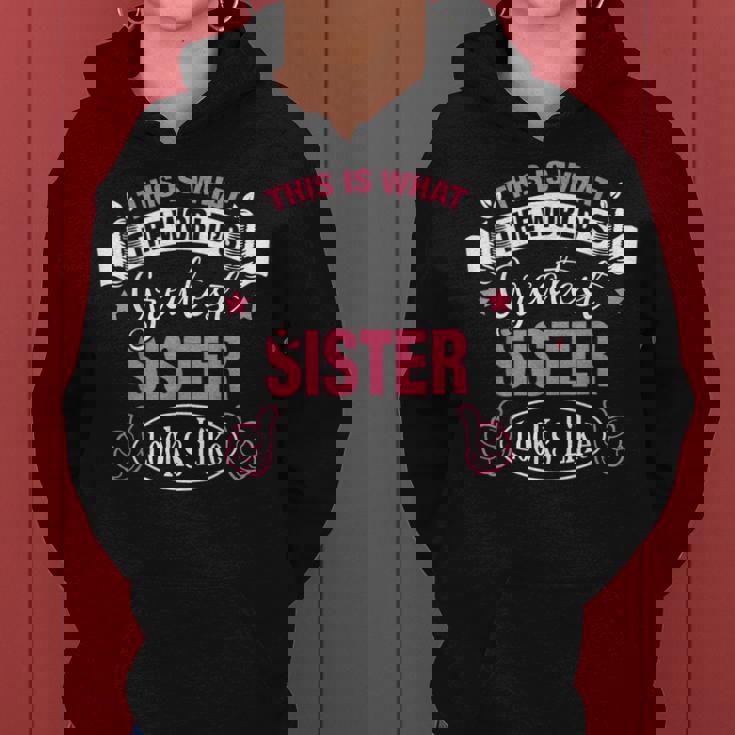 What World's Greatest Sister Looks Like Christmas Women Hoodie