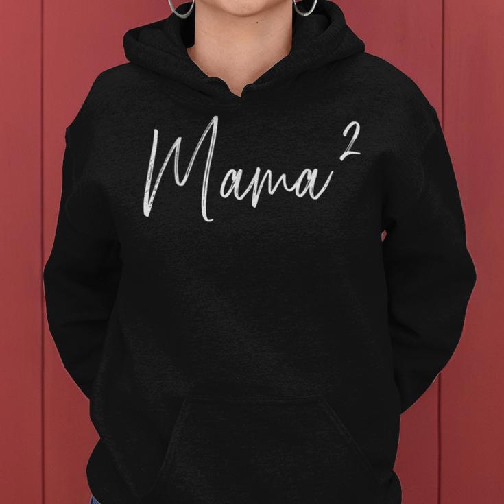 Zwillinge Mama Hoch Zwei Kapuzenpullover für Damen