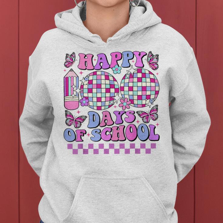 100 Days Of School Retro Disco 100Th Day Teacher Boys Girls Women Hoodie