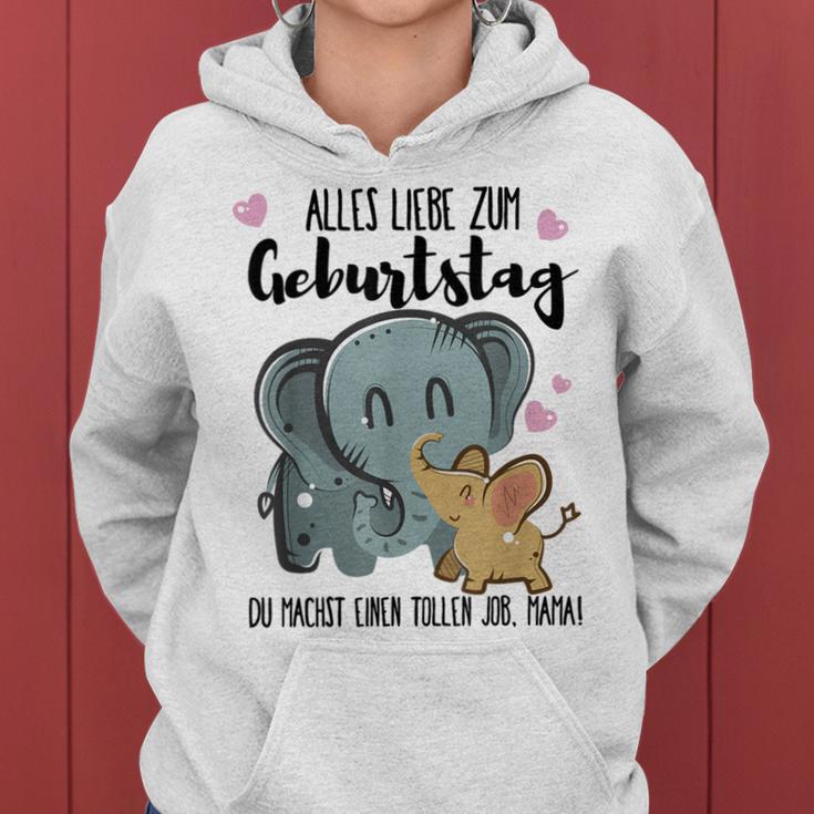 Alles Gute Zum Geburtstag Mama Du Bist Die Beste Mama Blue Kapuzenpullover für Damen