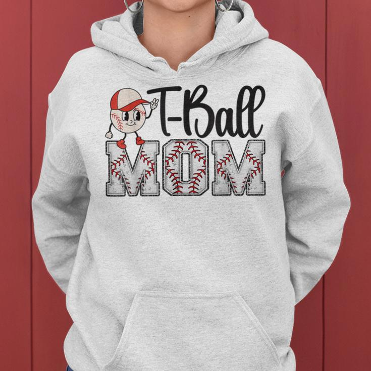 Ball Mom Leopard Tball Mom Mother's Day Women Hoodie
