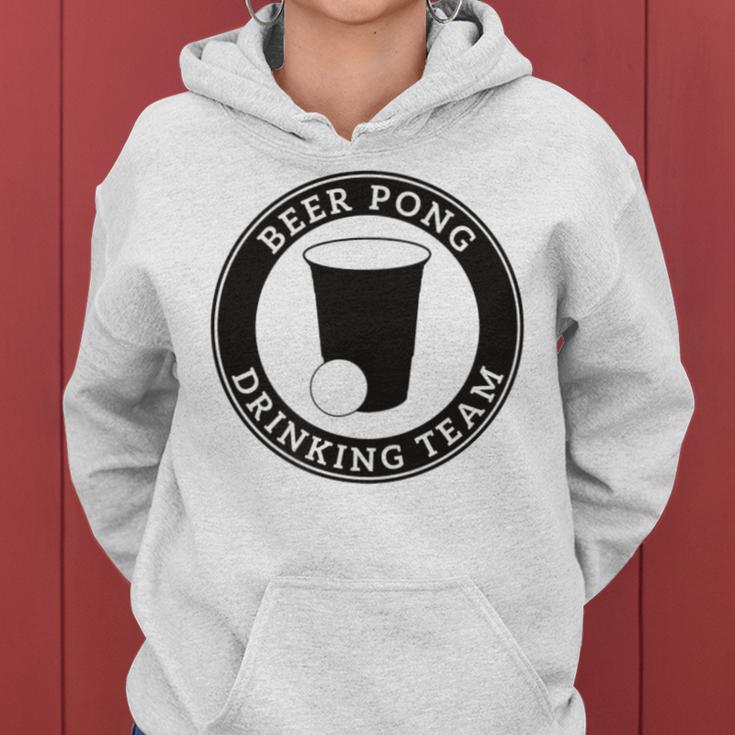 Beer Pong Drinking Team Kapuzenpullover für Damen