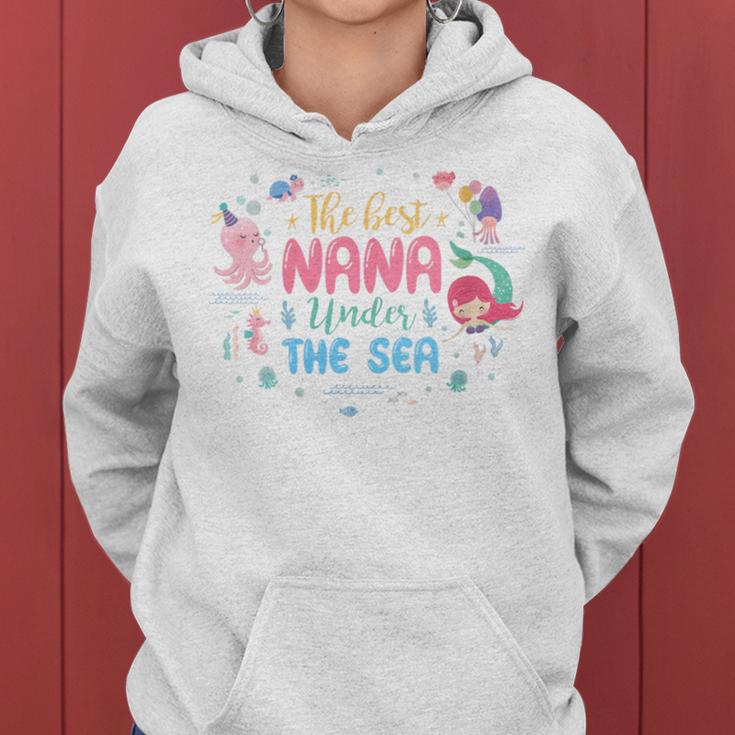 Birthday Girl The Best Nana Under The Sea Women Hoodie