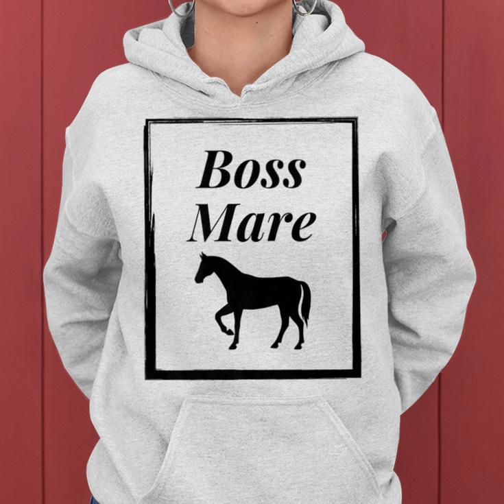 Boss Mare Horse Riding Equestrian Graphic Women Hoodie
