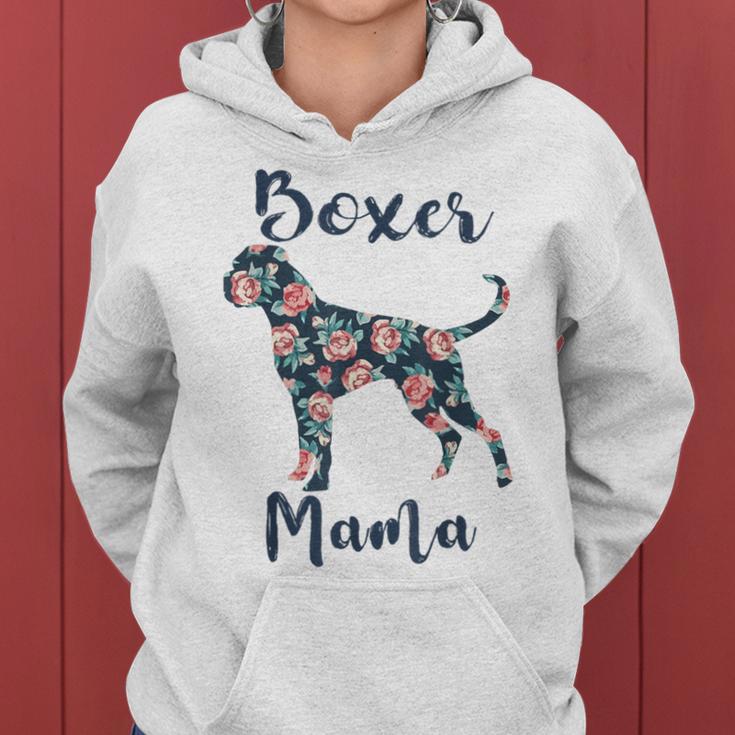 Boxer-Mama Dog Mom Mother Day Lover Women Hoodie