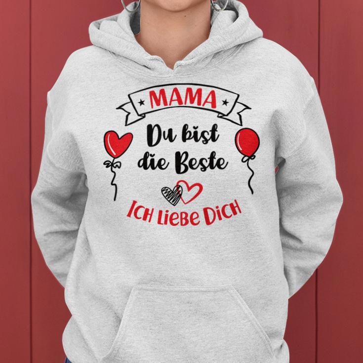 Children's Mama Du Bist Die Beste Dankeschön Mama Ich Liebe Dich Kapuzenpullover für Damen