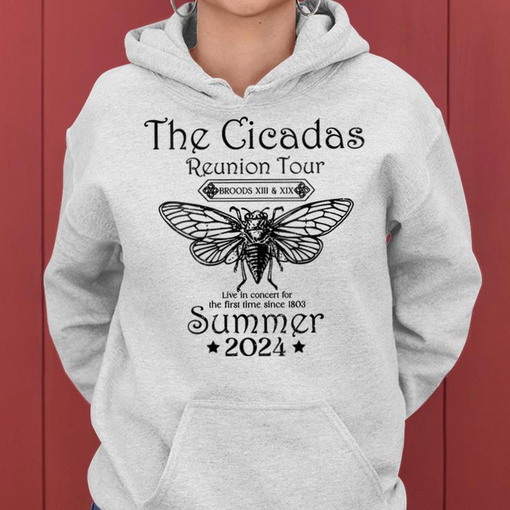 The Cicada Reunion US Tour 2024 Cicada Concert Fest Lover Women Hoodie