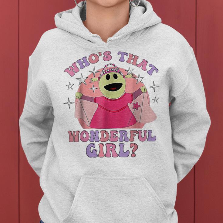 Cute Wonderful Girl Whos That Wonderful Girl Women Hoodie