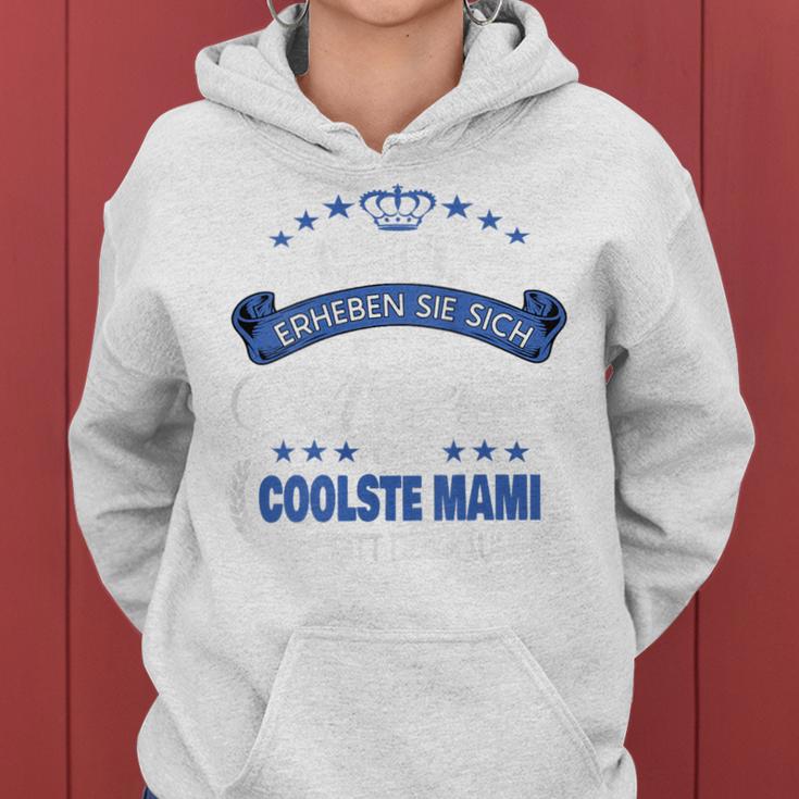 Damen Achtung Seine Majestät Die Mama Spruch Muttertagsgeschenk Kapuzenpullover für Damen