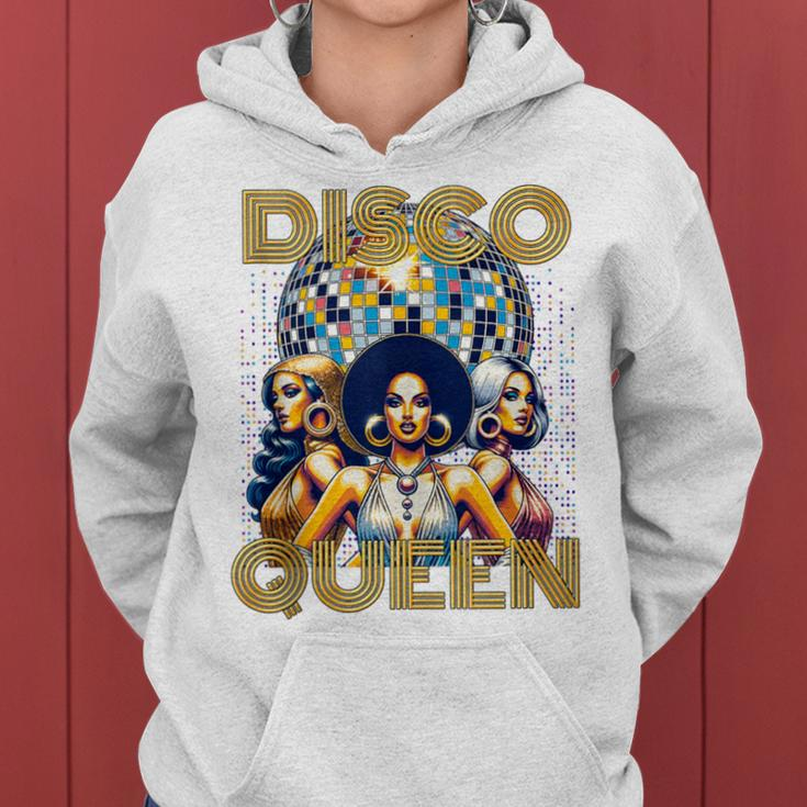 Disco Queen 70'S Retro Vintage Costume Disco Women Hoodie