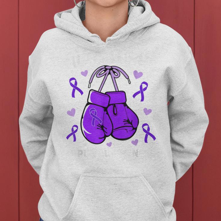 Fight Lupus Purple Awareness Ribbon Lupus Fighter Men Women Hoodie