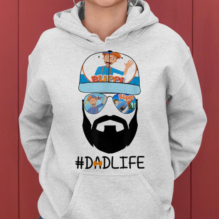 Blippis Bearded Dad Family Lover For Men Women Kids Women Hoodie