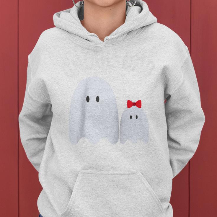 Ghoul Dadatertag Papaon Mädchenater Tochter Ghost Raglan Kapuzenpullover für Damen