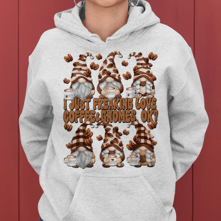 Grumpy Gnomes For And Barista Love Coffee And Gnomes Women Hoodie