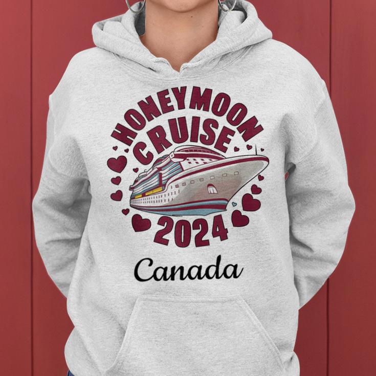 Honeymoon Cruise 2024 Canada Matching Couple Husband Wife Women Hoodie