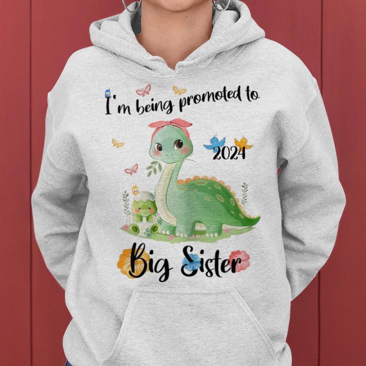 I'm Being Promoted To Big Sister 2024 Women Hoodie