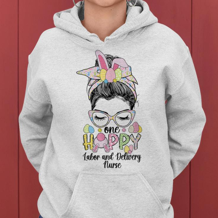 Labor And Delivery Nurse Easter Bunny L&D Nurse Easter Day Women Hoodie