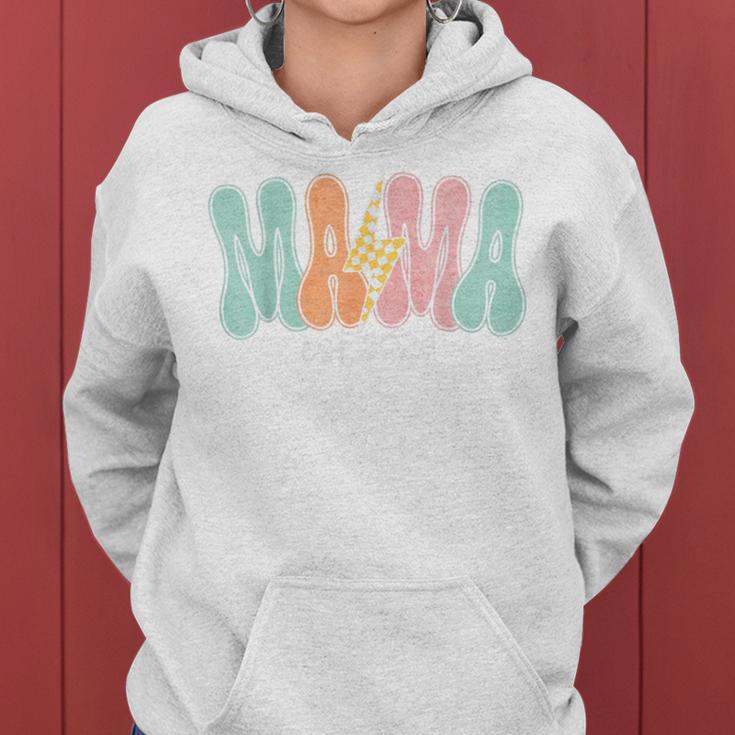 Mama Est 2024 Wird Zur Mama Mom Life Baby Reveal Befördert Kapuzenpullover für Damen