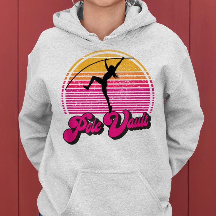 Pole Vault Fun Pole Vaulting For Girl Vaulters Women Hoodie